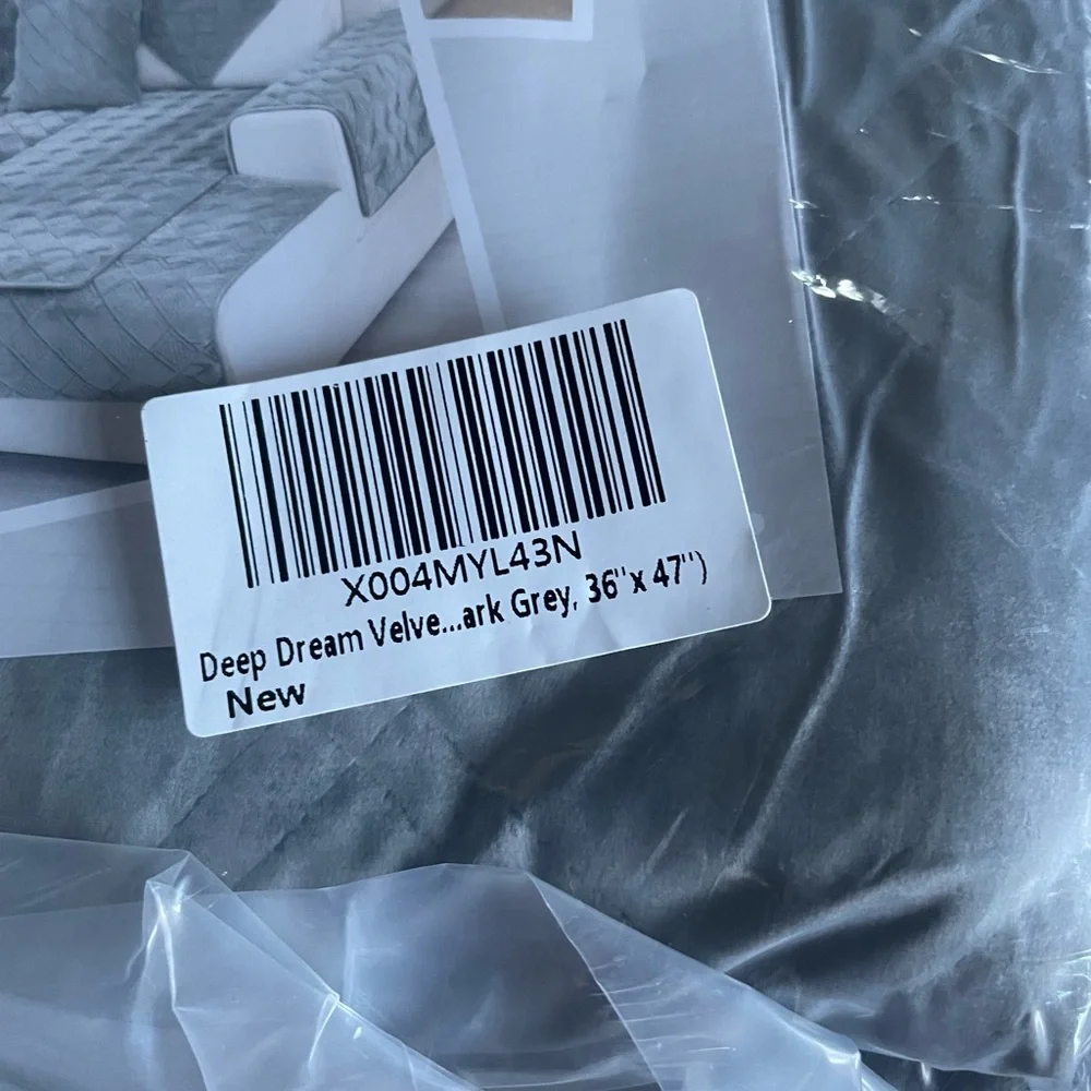 NWT Elegant Gray Sofa Cover